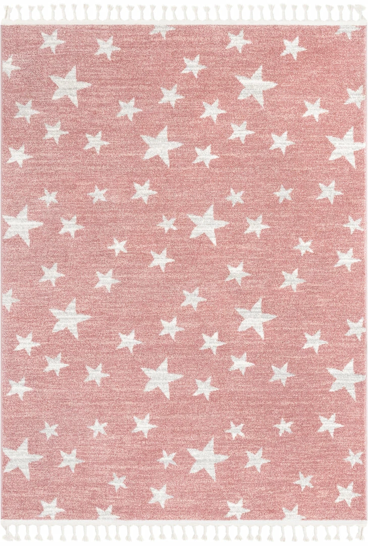 Well Woven Stars Modern Geometric Pink Kids Rug Vintage 2 Well Woven Stars Modern Geometric Pink Kids Rug Vintage