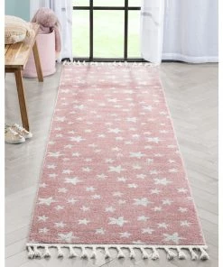 Well Woven Stars Modern Geometric Pink Kids Rug Vintage 25 Well Woven Stars Modern Geometric Pink Kids Rug Vintage