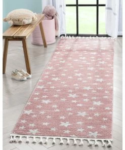 Well Woven Stars Modern Geometric Pink Kids Rug Vintage 26 Well Woven Stars Modern Geometric Pink Kids Rug Vintage