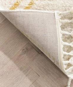 Well Woven Reeve Modern Chevron Zig-Zag Yellow Ivory Kids Rug