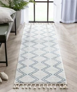 Well Woven Reeve Modern Chevron Zig-Zag Blue Ivory Kids Rug Vintage 32 Well Woven Reeve Modern Chevron Zig-Zag Blue Ivory Kids Rug Vintage