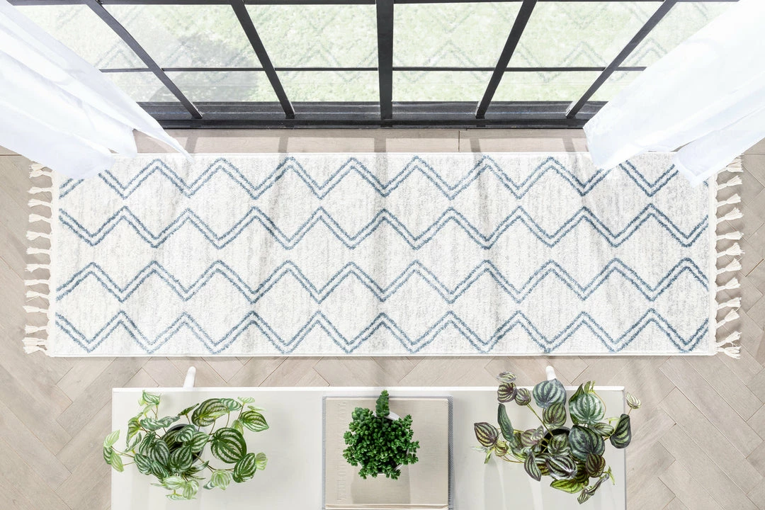 Well Woven Reeve Modern Chevron Zig-Zag Blue Ivory Kids Rug Vintage 11 Well Woven Reeve Modern Chevron Zig-Zag Blue Ivory Kids Rug Vintage