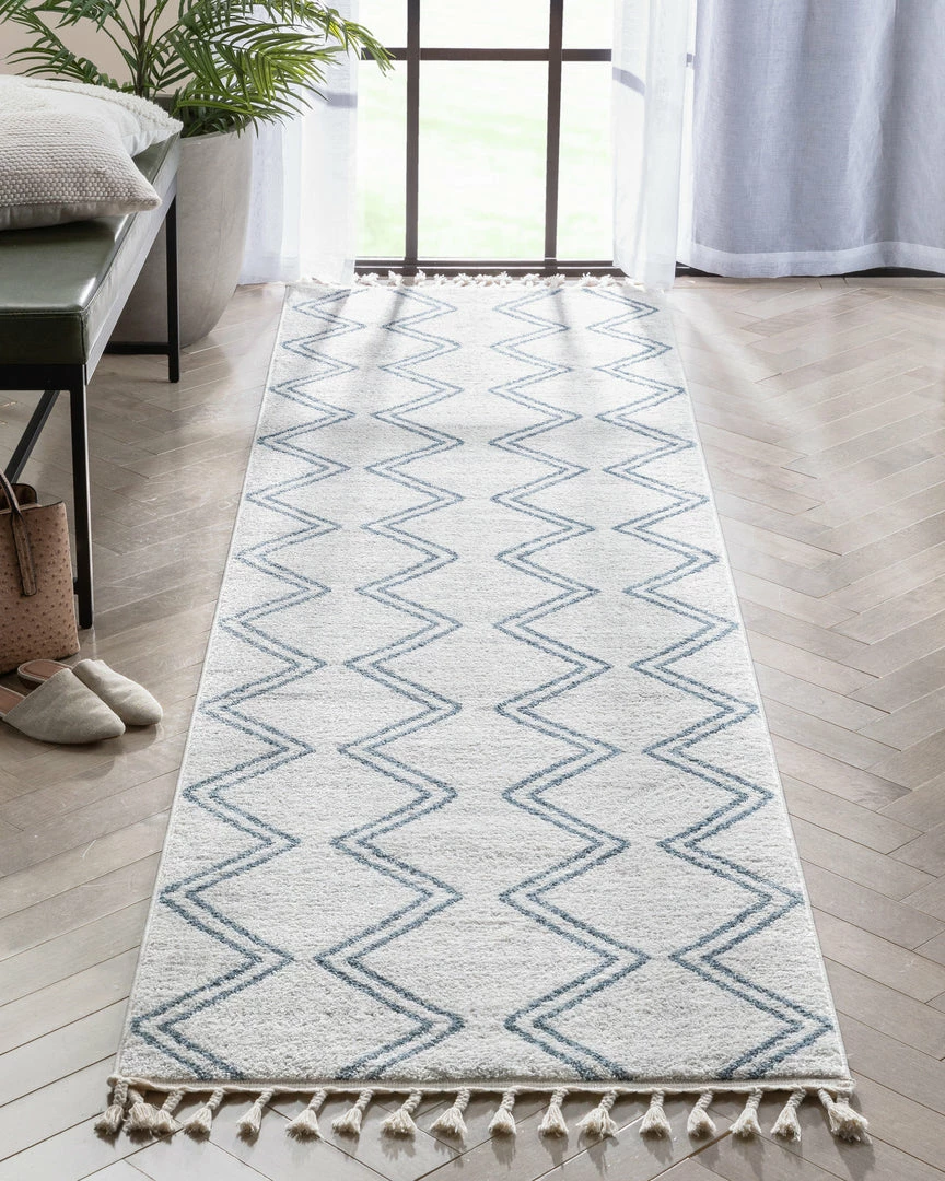 Well Woven Reeve Modern Chevron Zig-Zag Blue Ivory Kids Rug Vintage 17 Well Woven Reeve Modern Chevron Zig-Zag Blue Ivory Kids Rug Vintage
