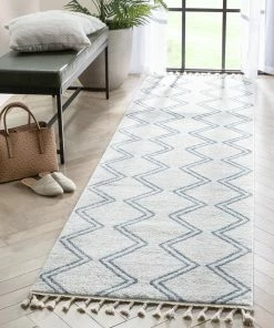 Well Woven Reeve Modern Chevron Zig-Zag Blue Ivory Kids Rug Vintage 33 Well Woven Reeve Modern Chevron Zig-Zag Blue Ivory Kids Rug Vintage