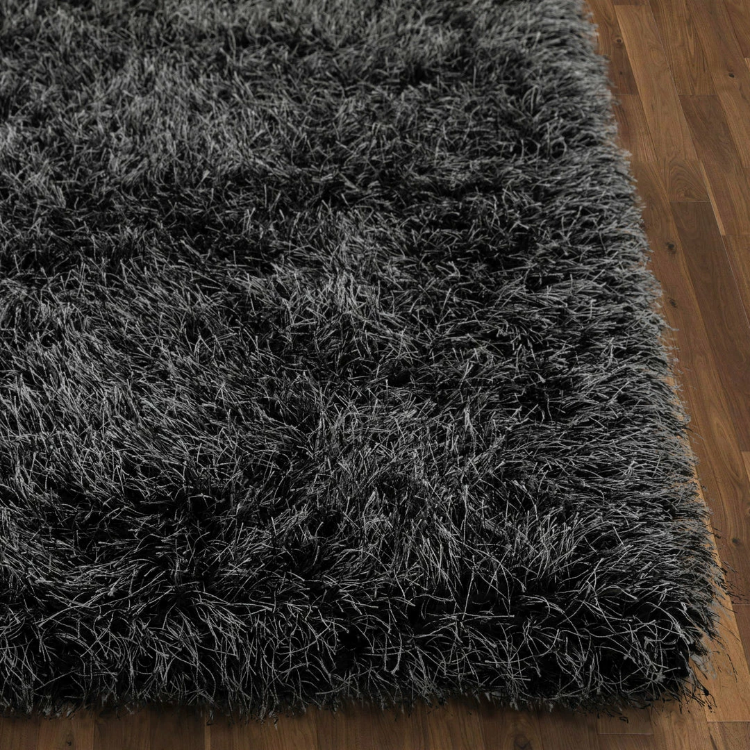 Well Woven Chie Glam Solid Ultra-Soft Black Shag Rug 4 Well Woven Chie Glam Solid Ultra-Soft Black Shag Rug