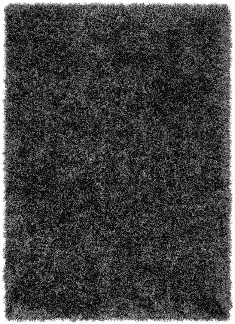 Well Woven Chie Glam Solid Ultra-Soft Black Shag Rug 1 Well Woven Chie Glam Solid Ultra-Soft Black Shag Rug