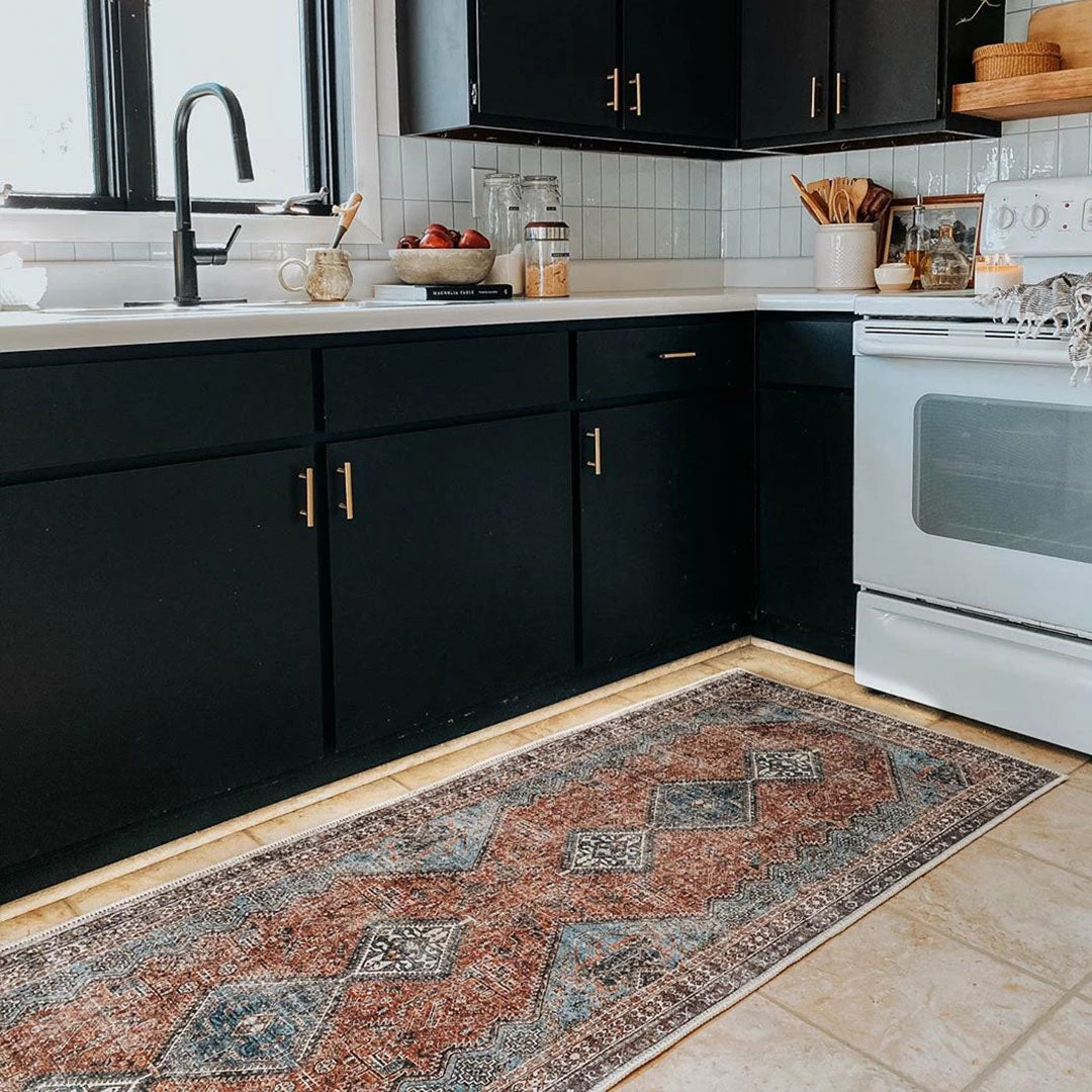 Well Woven Menda Machine Washable Vintage Bohemian Meallion Oriental Blush Flat-Weave Distressed Rug 14 Well Woven Menda Machine Washable Vintage Bohemian Meallion Oriental Blush Flat-Weave Distressed Rug