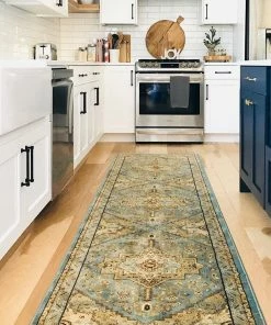 Well Woven Kaibab Light Blue Traditional Medallion Rug Oriental & Persian 19 Well Woven Kaibab Light Blue Traditional Medallion Rug Oriental & Persian