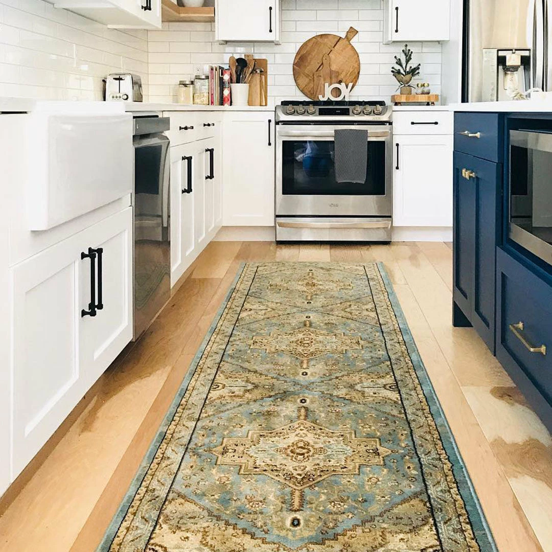 Well Woven Kaibab Light Blue Traditional Medallion Rug Oriental & Persian 10 Well Woven Kaibab Light Blue Traditional Medallion Rug Oriental & Persian