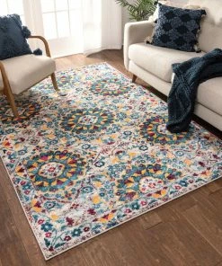 Well Woven Vintage Topeka Beige Modern Rug