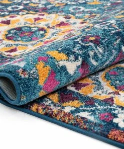 Well Woven Topeka Blue Modern Rug 7'10