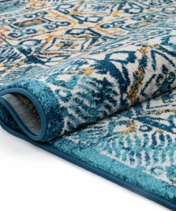 Well Woven Global Kubala Blue Vintage Rug