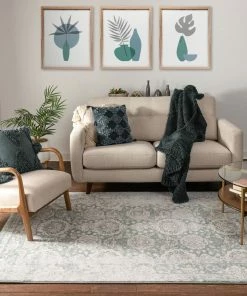 Well Woven Global Sorrenti Blue Vintage Rug