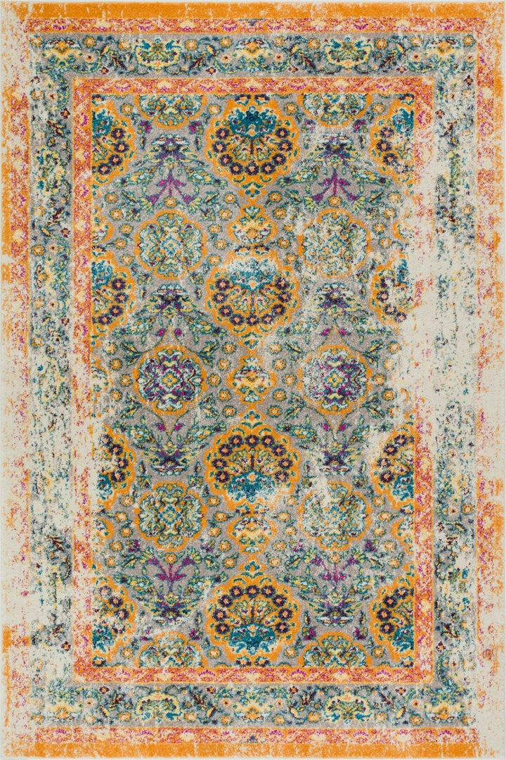 Well Woven Sorrenti Orange Vintage Rug Global 1 Well Woven Sorrenti Orange Vintage Rug Global
