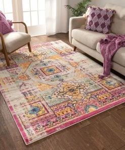Well Woven Celesita Lavender Vintage Rug Global