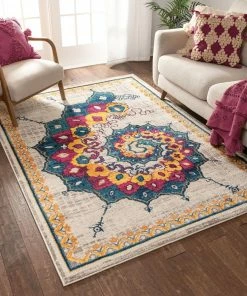 Well Woven Dipsy Multi Boho Modern Rug