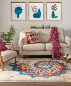 Well Woven Dipsy Multi Boho Modern Rug