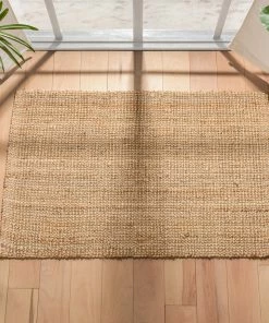 Well Woven Jute + Natural Boucle Hand-Woven Jute Rug Farmhouse Solid Pattern Natural Chunky-Textured Rug 34 Well Woven Jute + Natural Boucle Hand-Woven Jute Rug Farmhouse Solid Pattern Natural Chunky-Textured Rug