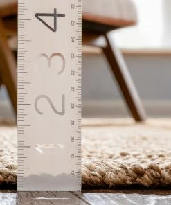 Well Woven Jute + Natural Boucle Hand-Woven Jute Rug Farmhouse Solid Pattern Natural Chunky-Textured Rug 24 Well Woven Jute + Natural Boucle Hand-Woven Jute Rug Farmhouse Solid Pattern Natural Chunky-Textured Rug