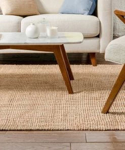Well Woven Jute + Natural Boucle Hand-Woven Jute Rug Farmhouse Solid Pattern Natural Chunky-Textured Rug 38 Well Woven Jute + Natural Boucle Hand-Woven Jute Rug Farmhouse Solid Pattern Natural Chunky-Textured Rug