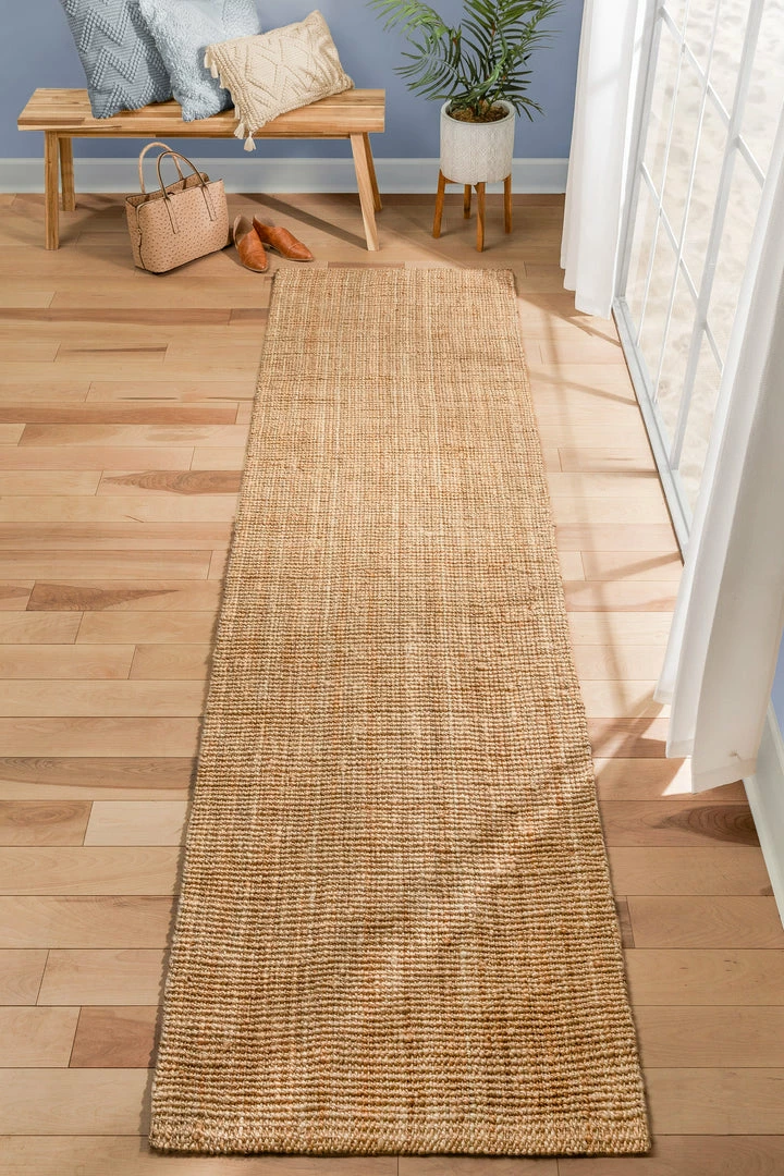 Well Woven Jute + Natural Boucle Hand-Woven Jute Rug Farmhouse Solid Pattern Natural Chunky-Textured Rug 17 Well Woven Jute + Natural Boucle Hand-Woven Jute Rug Farmhouse Solid Pattern Natural Chunky-Textured Rug