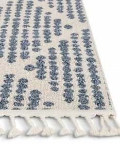 Well Woven Arbor Moroccan Trellis Light Blue Kilim-Style Rug