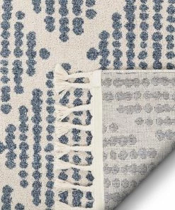 Well Woven Arbor Moroccan Trellis Light Blue Kilim-Style Rug