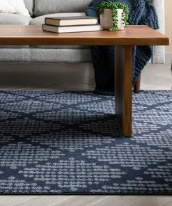 Well Woven Arbor Moroccan Trellis Dark Blue Kilim-Style Rug 23 Well Woven Arbor Moroccan Trellis Dark Blue Kilim-Style Rug
