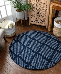 Well Woven Arbor Moroccan Trellis Dark Blue Kilim-Style Rug 17 Well Woven Arbor Moroccan Trellis Dark Blue Kilim-Style Rug