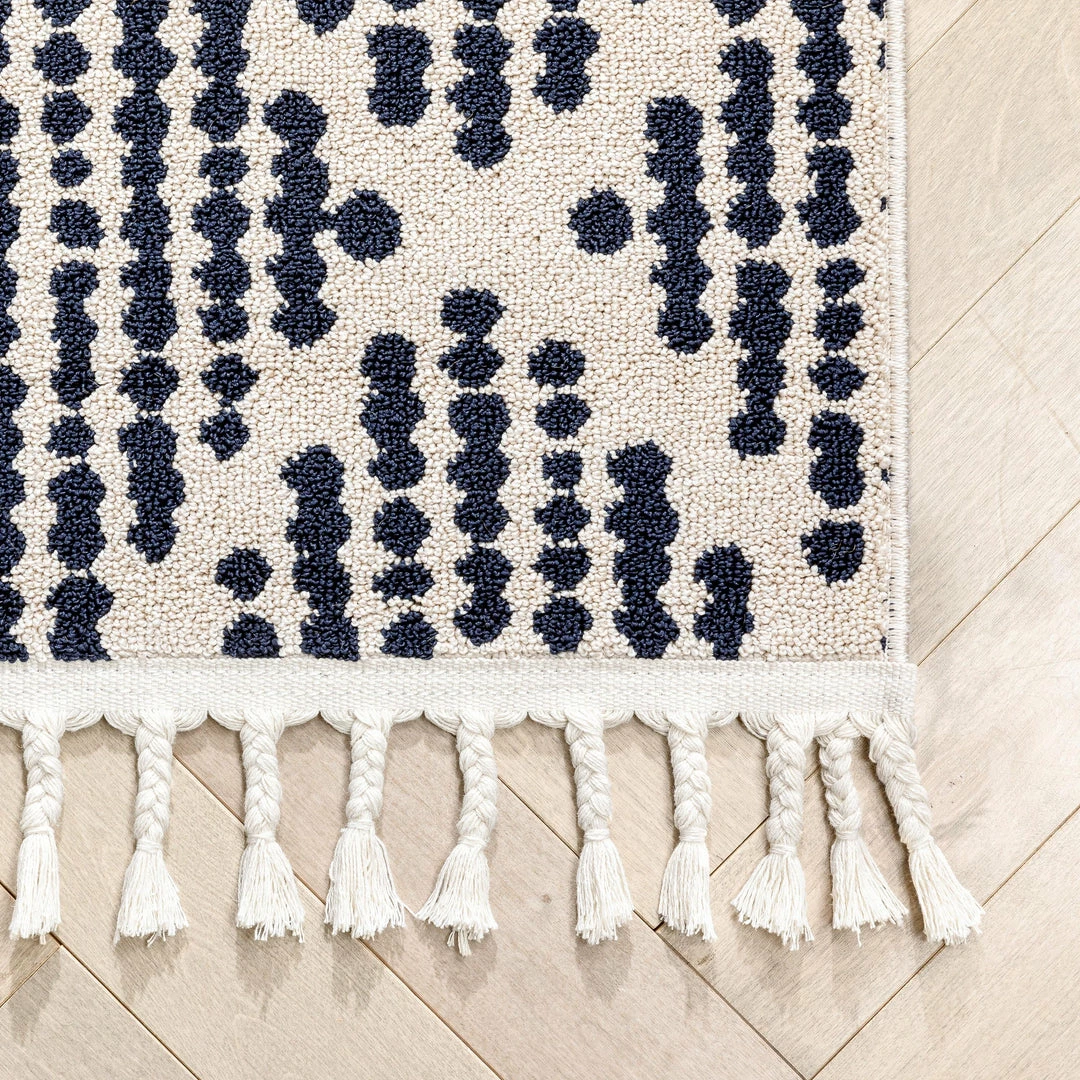 Well Woven Arbor Moroccan Trellis Blue Kilim-Style Rug 3 Well Woven Arbor Moroccan Trellis Blue Kilim-Style Rug