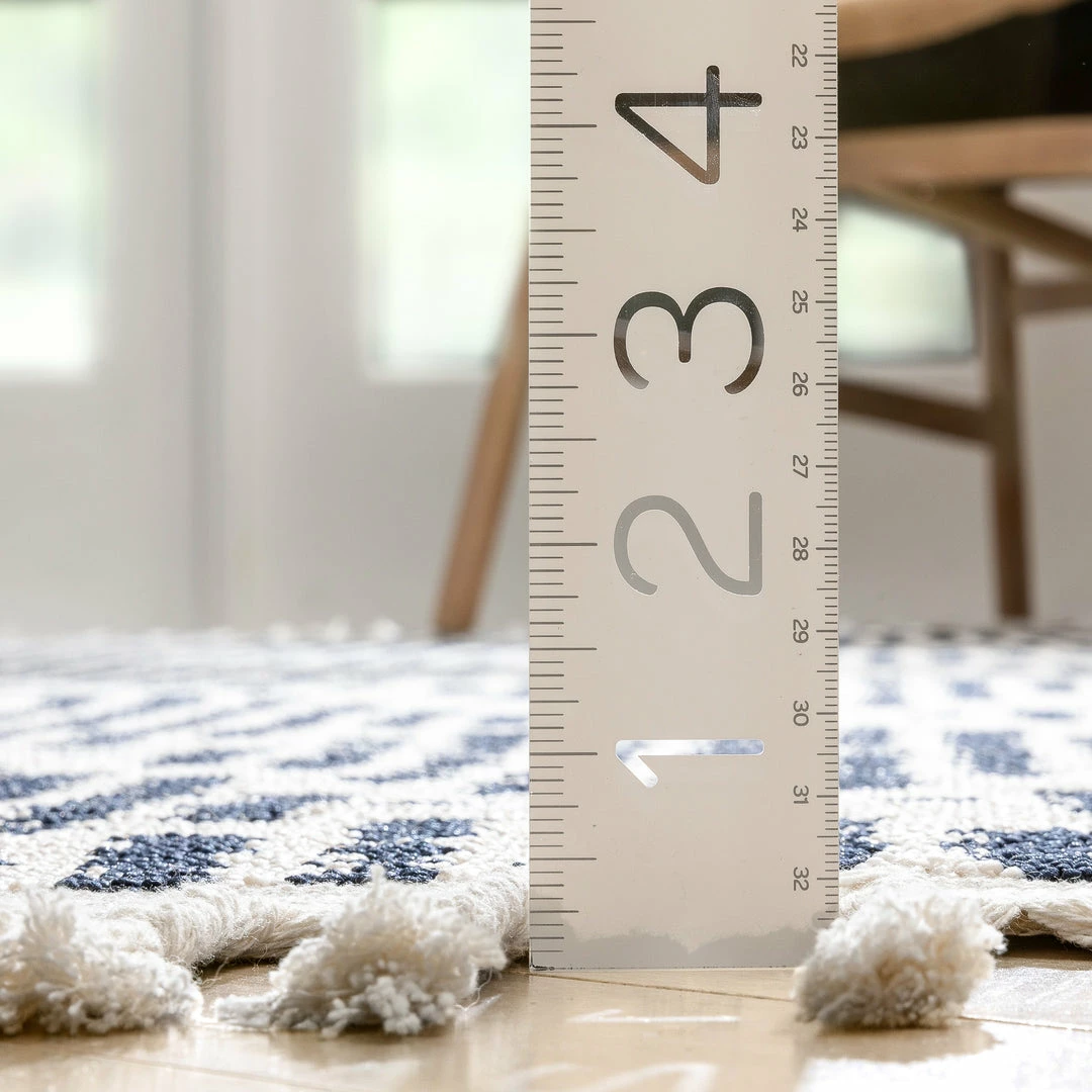 Well Woven Arbor Moroccan Trellis Blue Kilim-Style Rug 8 Well Woven Arbor Moroccan Trellis Blue Kilim-Style Rug