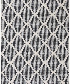 Well Woven Arbor Moroccan Trellis Blue Kilim-Style Rug