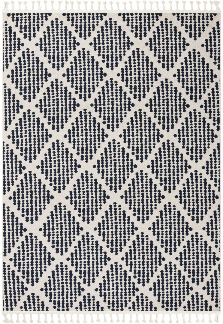 Well Woven Arbor Moroccan Trellis Blue Kilim-Style Rug 2 Well Woven Arbor Moroccan Trellis Blue Kilim-Style Rug