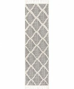 Well Woven Arbor Moroccan Trellis Grey Kilim-Style Rug