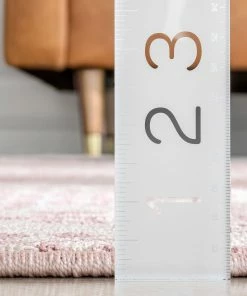 Well Woven Arbor Moroccan Trellis Blush Kilim-Style Rug