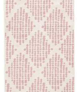 Well Woven Arbor Moroccan Trellis Blush Kilim-Style Rug
