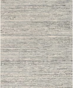 Well Woven Turin Modern Abstract Striation Grey Kilim-Style Rug Global