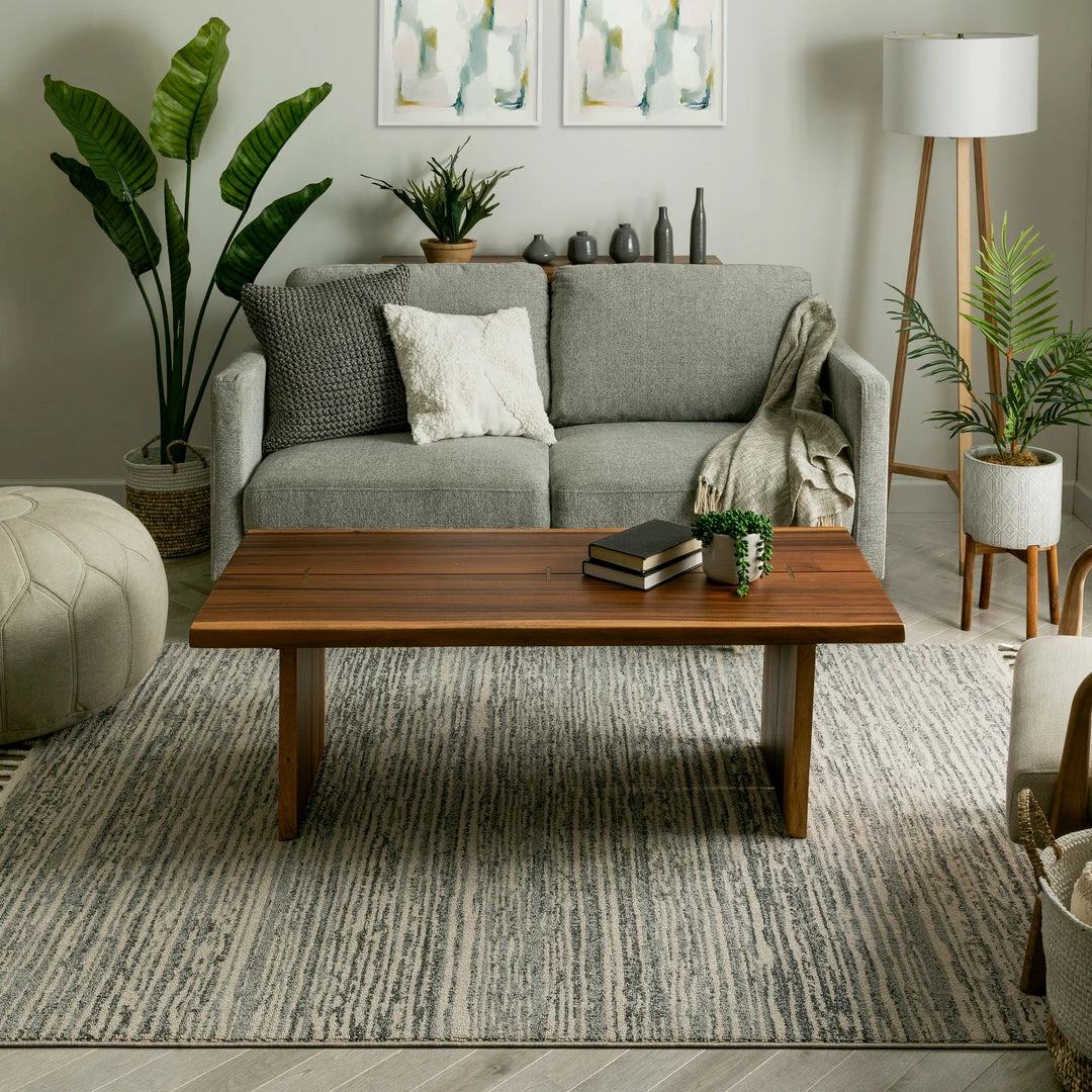 Well Woven Turin Modern Abstract Striation Grey Kilim-Style Rug Global 6 Well Woven Turin Modern Abstract Striation Grey Kilim-Style Rug Global