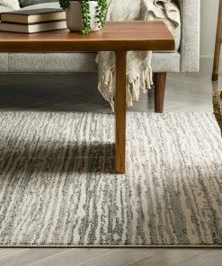 Well Woven Turin Modern Abstract Striation Grey Kilim-Style Rug Global 17 Well Woven Turin Modern Abstract Striation Grey Kilim-Style Rug Global