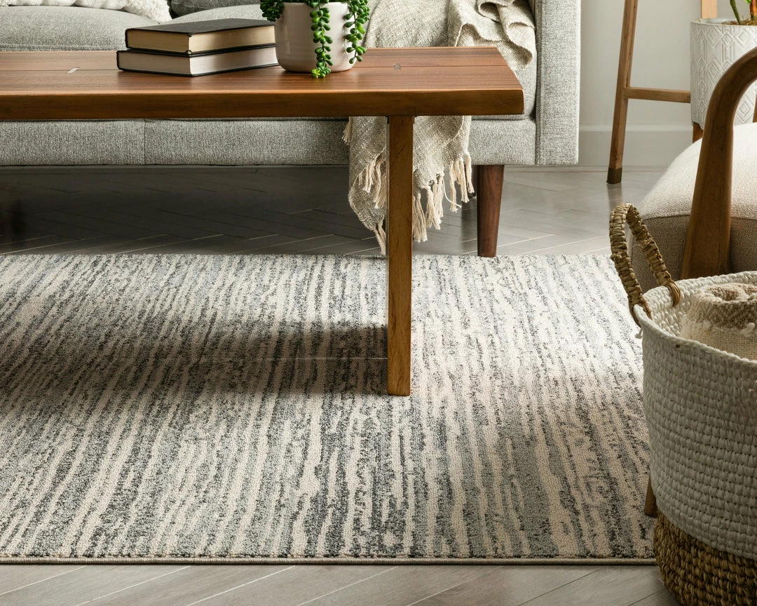 Well Woven Turin Modern Abstract Striation Grey Kilim-Style Rug Global 7 Well Woven Turin Modern Abstract Striation Grey Kilim-Style Rug Global