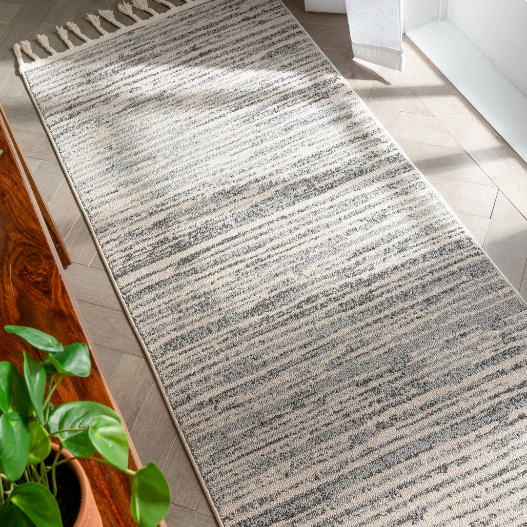 Well Woven Turin Modern Abstract Striation Grey Kilim-Style Rug Global 11 Well Woven Turin Modern Abstract Striation Grey Kilim-Style Rug Global