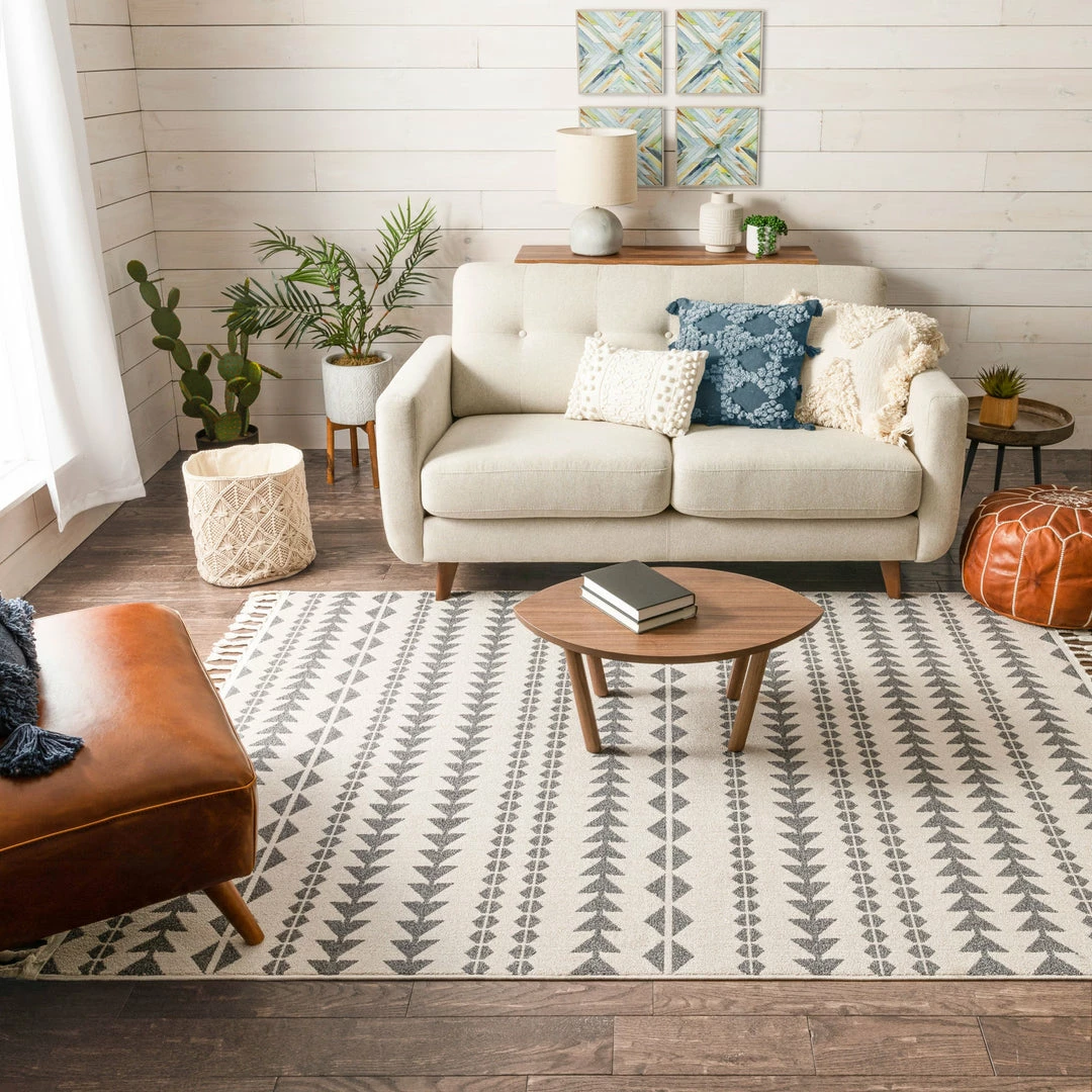 Well Woven Global Cueva Tribal Geometric Grey Kilim-Style Rug 8 Well Woven Global Cueva Tribal Geometric Grey Kilim-Style Rug