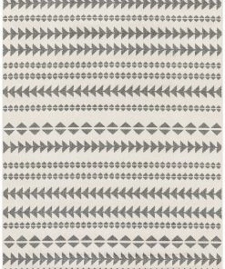 Well Woven Global Cueva Tribal Geometric Grey Kilim-Style Rug