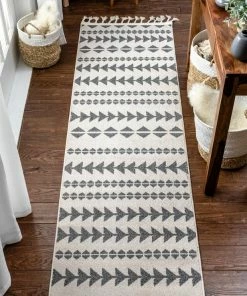 Well Woven Global Cueva Tribal Geometric Grey Kilim-Style Rug 17 Well Woven Global Cueva Tribal Geometric Grey Kilim-Style Rug