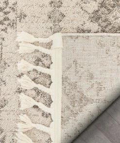 Well Woven Concetta Moroccan Trellis Beige Kilim-Style Rug Global