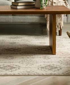 Well Woven Concetta Moroccan Trellis Beige Kilim-Style Rug Global