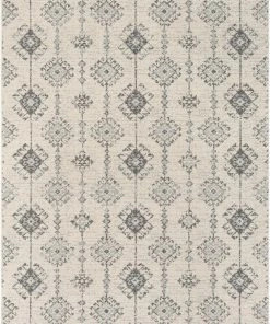 Well Woven Concetta Moroccan Trellis Grey Kilim-Style Rug Global