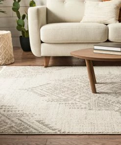 Well Woven Anette Vintage Distressed Medallion Beige Kilim-Style Rug Global 16 Well Woven Anette Vintage Distressed Medallion Beige Kilim-Style Rug Global