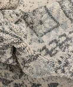 Well Woven Anette Vintage Distressed Medallion Grey Kilim-Style Rug Global