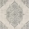 Well Woven Anette Vintage Distressed Medallion Grey Kilim-Style Rug Global
